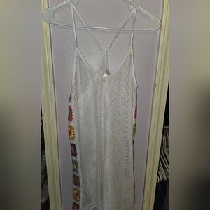 No Boundaries White Mesh Dress